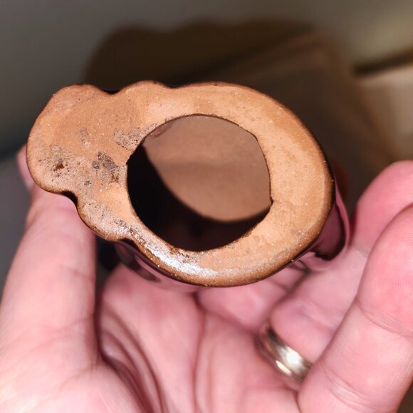 Vintage 1980s Ceramic Cat Figurine Brown Ornament Souvenir Wawa Ontario Canada - Picture 5 of 5